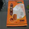 Bolsa con Cierre Zip Bolsa de Papel Kraft Bolsa de Papel de Aluminio Auto-Soportable Fuente Yin-Yang Fabricante Paquete Compuesto para Uso Electrónico.