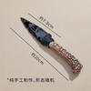 Daga de obsidiana transfronteriza, modelo tallado de cristal, piedra semipreciosa, herramienta de simulación sin filo, adornos decorativos para el hogar.