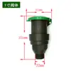 Conector de Mangueira de Água para Lavagem de Carro ao Ar Livre, Dispenser de Água para Jardim, Faixa Verde de Gramado, Conector de Plugue de Terra de 6 Pontos de 1 Polegada