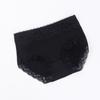 Roupa íntima feminina de algodão respirável de alta elasticidade com cintura média Renda Algodão Virilha Bacteriostática Cuecas Shorts Sexy Confortáveis
