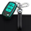 Juego de llaves Changhe M70 Fredda M50 M50S Q25 Q35 Q7 hebilla de protección para control remoto de coche carcasa de cuero