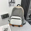 Estilo K de Mochila Ligera de Nicho, Gran Capacidad, Combinación de Colores, Bolso Escolar de Estudiante de Moda, Bolso Casual Repelente al Agua para Pareja