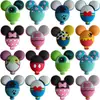 Série Cabeça do Mickey Fivela de Sapato Transfronteiriça Quente Flor de Sapato de PVC Enfeites de Sapato Enfeites de Sapato Removíveis Acessórios de Sapato Diy Torta de Feriado