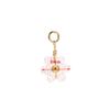 Cor de aço inoxidável Pingente de flor pequena Pingente de cristal Frisado Pingente DIY Colar Brincos Pulseira Acessórios de jóias
