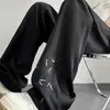 Pantalones Casuales de Pierna Ancha Rectos Sueltos con Caída para Hombre, Estilo Chino Nuevo Juvenil, Modelo Nuevo de Verano, Blanco
