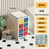 Cubo de basura para el hogar con pedal de caída lenta, para cocina y baño, con tapa para prevenir olores, cubo de basura operado con el pie, no necesita agacharse, papelera