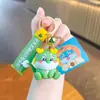 Llavero de Dragón Gordo Lindo Cadena de Llaves Festiva Navideña Colgante de Muñeco de Juguete de Moda Adornos Regalo Caja Sorpresa Regalo
