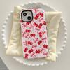 Funda Magnética Popular de Cereza con Lazo de Amazon para iPhone 16 y Apple 17, Funda de Película Mate Dos en Uno