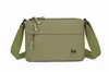 Nova bolsa de ombro horizontal simples e estilosa, bolsa versátil e moderna de tecido multicamadas, bolsa pequena leve para mulheres, transfronteiriça