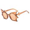 Gafas de Sol para Fiesta Navideña Transfronteriza 2024 Estilo Europeo y Americano Celebridad de Internet Hip-Hop Murciélago Divertido Moda Ins Gafas de Sol para Mujer
