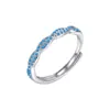 Anillo de Cruz con Piedra de Nacimiento para Mujer Cable Entrelazado Tejido de Punto Lujo Ligero Moda Sensación de Alta Gama Piedra del Mes Regalo de Vacaciones para Mujer