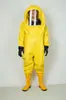 Traje de proteção química de alta resistência totalmente fechado para laboratórios de tratamento de resíduos perigosos de incêndio e químicos, vestuário de trabalho resistente a ácidos e álcalis feito sob medida