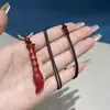 Colgante de Bolígrafo Wenchang de Cinabrio Arena Dorada Púrpura Colgante de Título de Lista Dorada Collar para Hombres y Mujeres Suministro en Vivo Venta al por Mayor