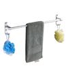 Toallero de Aluminio Espacial Negro para Baño, Almacenamiento de Toallas de Baño sin Perforaciones, Colgante de Herrajes para Baño, Juego de Toalleros