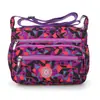 Bolso Cruzado de Hombro Personalizado Nuevo Simple Literario Casual Tela Lavada Impermeable Lona Tela de Nylon Estilo Coreano Bolso de Moda para Mujer