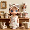 Solo Ropa de Muñeca Zsiga 1/8 Dreamland Conjunto de Ropa para Muñeca Móvil Vestido Retro con Lazo