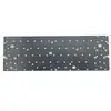 Teclado de 60 teclas con carcasa hueca compatible con interruptores magnéticos, material transparente para PC, carcasa de teclado personalizada, dedicada para la carcasa inferior