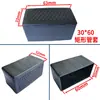Cubierta de Tubo Rectangular, Cubierta de Pie de Plástico, Cubierta de Goma para Muebles, Cubierta de Pie para Escritorio y Silla, Tapa de Tapón para Tubo Cuadrado, Funda Vertical Cuadrada