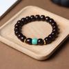 Xizang Material Antigo Jade Tinta Cinábrio para Corrente Bodhi de Torcer e Segurar com as Mãos Raiz Bodhi, Contas de Rosário, Pulseiras, Brincadeira Cultural, Tianzhu Thangka Pendurado no Pescoço