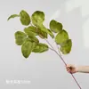 Flores artificiais em tons de verde, de haste única, para decoração de local de casamento, decoração de salão de casamento de luxo, arranjos florais de plástico