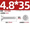 Tornillos Autorroscantes Avellanados Gb846 Acero Inoxidable 304 Cabeza Plana Phillips Tornillos para Madera Extendidos M2.9M3.5M4.2M5.5