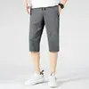 Pantalones Cortos Casuales de Verano Sueltos para Hombre, Finos, Talla Grande, Pantalones Deportivos para Hombre, Shorts Grandes de Moda