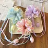 Lazo para el Cabello con Flor de Tulipán Lindo para Niñas, Cuerda para Cola de Caballo o Moño, Accesorios para el Cabello de Niñas