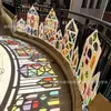 Colorido Jardín de Infancia Hecho a Mano DIY Película Dura Luz y Sombra Plástico PVC Lámina Transparente Fina Lámina Resistencia de Encuadernación Tablero A4