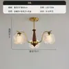 Lustre de sala de estar estilo francês, iluminação de quarto de luxo leve e estilo vintage de alta qualidade, decoração artística para sala de jantar, nova luz principal para o hall