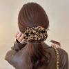 Anillo para el cabello con diseño de leopardo y intestino grueso, personalizado y combinable, correa para el cabello de cola de caballo baja para chica sexy del milenio, accesorios para el cabello de alta calidad, tocados