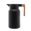 Garrafa Térmica Plástico Orgânico Preto 1L - Lyor