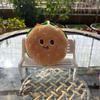 Al por mayor Juguete de Peluche de 3 Pulgadas Llavero de Cabeza de Animal Muñeca Colgante Creativo de Hamburguesa con Papas Fritas Colgante de Bolsa Máquina de Agarre