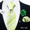 Corbata para Hombre, Pañuelo Cuadrado, Gemelos, Broche Set de 4 Piezas para Banquete de Negocios Decoración de Traje Camisa Corbata de Moda Fábrica Shengzhou