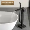 Fabricante Directo de Juego de Ducha de Cobre Puro Transfronterizo Suministro Directo Lavabo de Pedestal Ducha Grifo de Tina Vertical Frío y Caliente