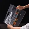 Bolsa de Embalaje para Pan Tostado 450g Cierre Cremallera Auto-Sellante Transparente Sello Alimentario Bolsa para Pan Copo de Nieve Repostería Bolsa de Embalaje Individual Pequeña