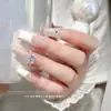 Corazón de Dragón Lazo Accesorios para Arte de Uñas Hielo Translúcido Resina Escarchada Diamante Tridimensional Rosa Amor Diamante Accesorios para Uñas Usables