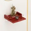 Estante de Pared para Hogar para Quemador de Incienso, Soporte de Incienso para Colgar en la Pared, Ofrenda a Ksitigarbha y Taibao, Altar Budista de Pared Colgante de Trigo