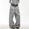 Pantalones Deportivos Casuales de Baile Retro Americano 2026 Primavera/Otoño Nuevos Holgados Adelgazantes Versátiles Rectos de Pierna Ancha