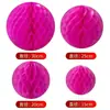 Pacote de Decoração para Casamento: Ventilador de Papel Grande Estilo Chinês Vermelho, Coluna de Lanterna de Papel, Teto de Bolhas, Borla, Bola de Favo de Mel