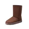 2026 Invierno Nuevas Botas de Nieve para Mujer Transfronterizas Talla Grande Estilo Básico Estilo Pareja Botas de Algodón de Caña Alta Botas de Nieve Venta al por Mayor