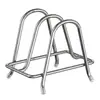 Porta cuchillos de drenaje para encimera, Porta tabla de cortar, Porta tapas de olla de acero inoxidable, Porta tabla de cortar, Estante de almacenamiento de cocina, Estante de almacenamiento multifuncional
