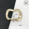 Accesorios de Moda para Trajes de Baño Anillo Grande Irregular Bikini Traje de Baño Estilo Francés Simple Hebilla Decorativa Versátil Accesorios