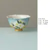 Set de Té de Cerámica Gardenia Exquisito Pintado a Mano Miyian, Tetera Gaiwan Hecha a Mano, Taza de Anfitrión, Colección de Set de Té Kung Fu