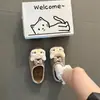 Lindas Pantuflas Cubre-dedos de Gato de Dibujos Animados para Mujer 2026 Hogar Moño Uso al Aire Libre Diseño 3D Pantuflas Antideslizantes Diarias