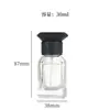 Botellas de Spray para Perfume de 30 ml al por Mayor en Stock, Botellas Reutilizables, Juego Completo de Botellas de Perfume de Presión a Presión, Botellas Transparentes Vacías Portátiles