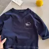 Camiseta de Manga Larga para Niños 2026 Primavera y Otoño Camiseta de Algodón Puro de Dibujos Animados para Niños Camiseta Interior para Bebé y Niño Pequeño Capa Base para Niños Grandes