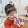 Morango Urso Intestino Grande Cabelo Anel estilo coreano ins Corduroy Cabelo Corda Internet Popular Urso bonito Hairpin Outono e Inverno Headband Headwear