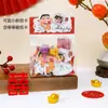 2025 Nova Sacola de Doces para Casamento Dobrável-Livre Caixa de Doces Transparente Fosca Popular do Shin-Chan