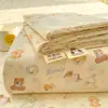 Sábana de Clase A Pieza Única Modelo Nuevo 2025 Colcha de Gasa de Doble Capa Dormitorio No Algodón Puro Funda de Almohada Individual Juego de Tres Piezas Cuatro Estaciones 4