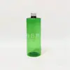 Garrafa de alumínio marrom de 500ml, adequada para shampoo, óleo essencial, loção, removedor de maquiagem, medicamento para peixes e medicamento líquido